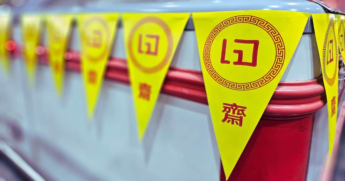 Thai Vegan Festival Flag