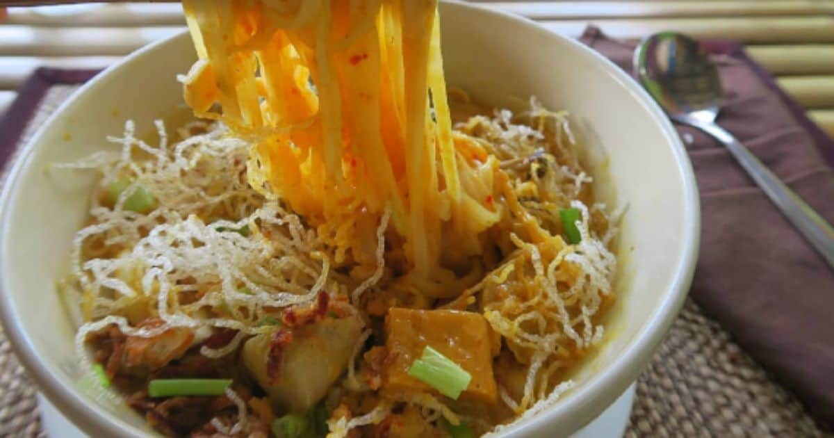 Tom Som at a vegan restaurant in Thailand