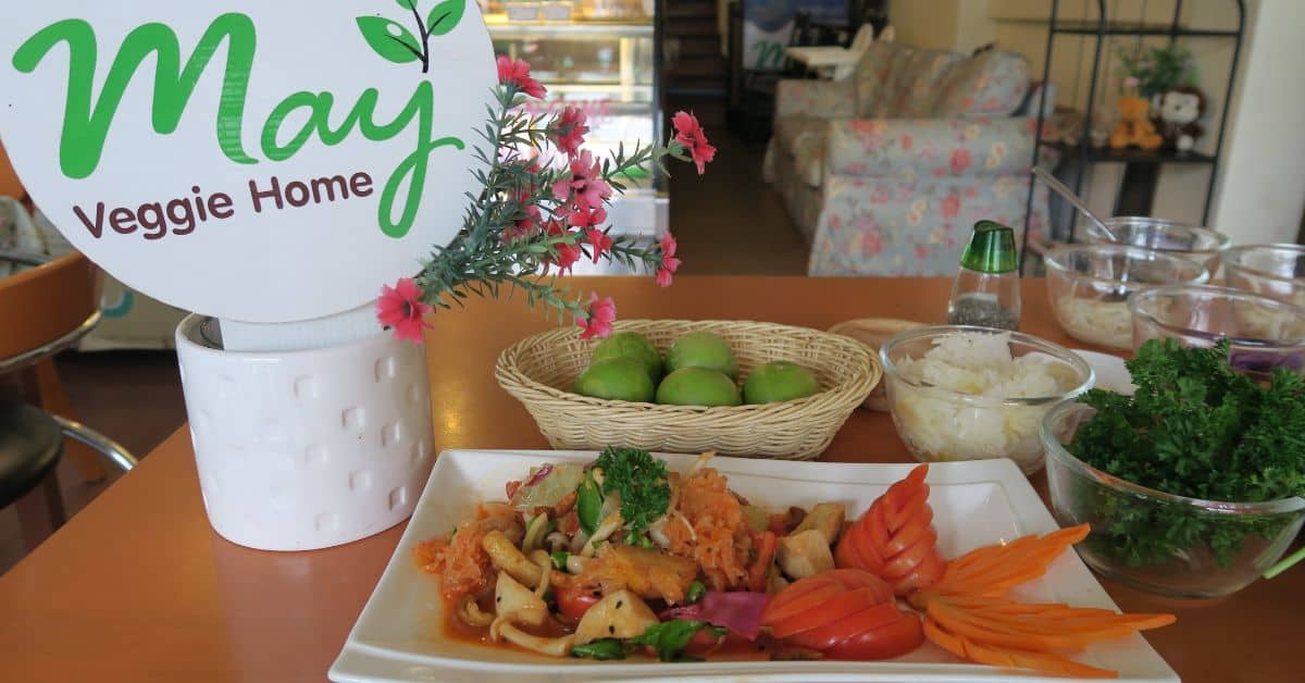 Vegan restaurant in bangkok with delicious food